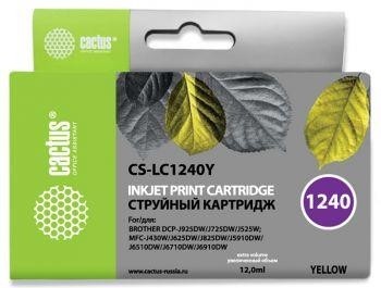 Картридж YELLOW 12ML CS-LC1240Y CACTUS