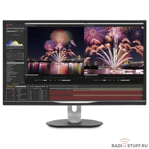 LCD PHILIPS 31.5" 328P6AUBREB (00/01) черный {IPS 2560x1440 4 ms 178°/178° 450 cd/m 50M:1 D-Sub HDMI(v2.0) DisplayPort}
