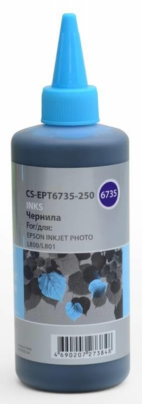 Чернила LIGHT CYAN 250ML /L800 CS-EPT6735-250 CACTUS