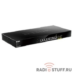 D-Link DMS-1100-10TS/A1A Настраиваемый коммутатор с 8 портами 100/1000/2.5GBase-T и 2 портами 10GBase-X SFP+