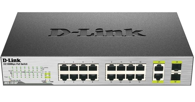 DES-1018P/A2A коммутатор D-Link 