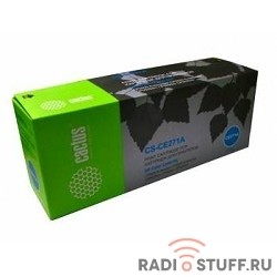 Cactus CE271A Тонер Картридж Cactus CS-CE271A голубой для HP LJ Enterprise CP5525 (13000стр.)