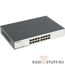 D-Link DGS-1100-16/ME/B2A Настраиваемый коммутатор 2 уровня с 16 портами 10/100/1000Base-T