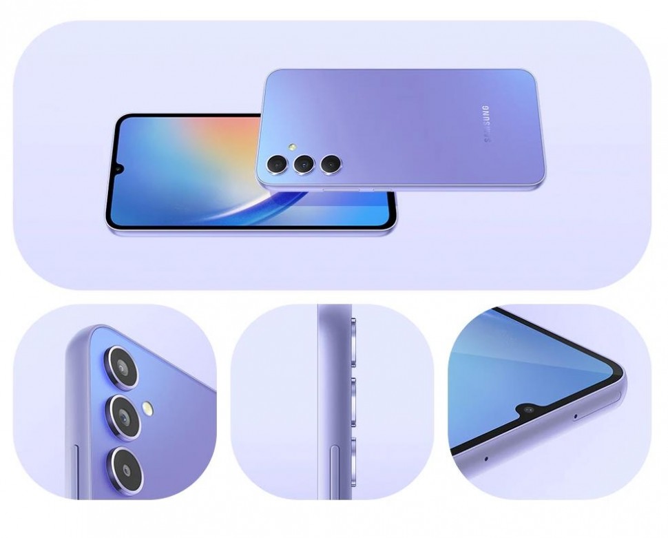 Мобильный телефон GALAXY A34 5G NFC 6/128GB VIOLE SM-A346E SAMSUNG