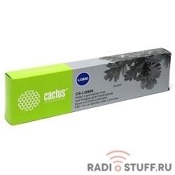 CACTUS LQ800 Картридж матричный (CS-LQ800) для Epson LQ-300/5xx/800/850; ERC-19; LX-300/300+/400; LX/FX-8xx, ресурс 3 000 000 зн, black