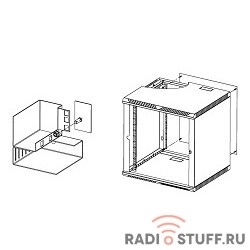 Цмо Стенка задняя к шкафу ШРН, ШРН-Э и ШРН-М 6U в комплекте с крепежом (А-ШРН-6)